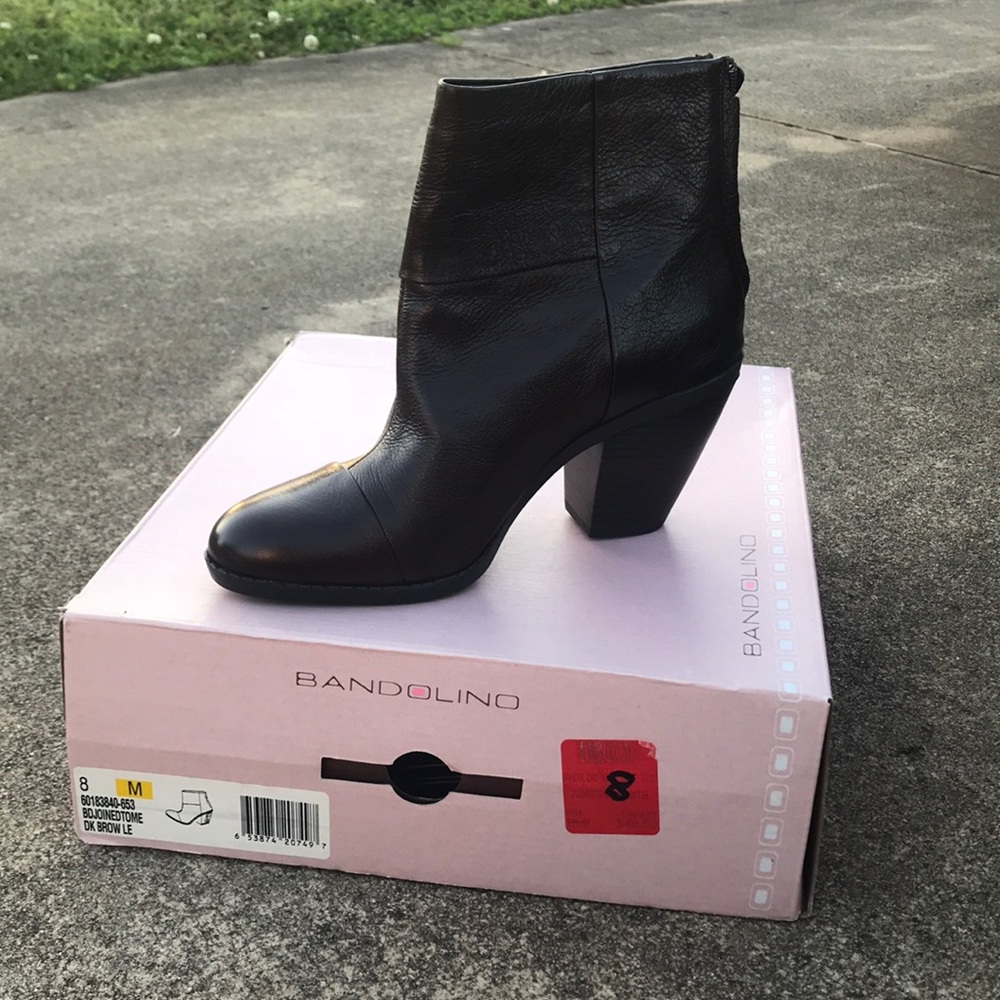 Bandolino Dark Brown Ankle Boots